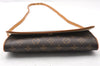 Authentic Louis Vuitton Monogram Pochette Twin GM Shoulder Bag M51852 LV 7976F