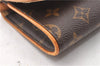 Authentic Louis Vuitton Monogram Pochette Twin GM Shoulder Bag M51852 LV 7976F