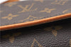 Authentic Louis Vuitton Monogram Pochette Twin GM Shoulder Bag M51852 LV 7976F