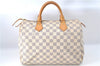 Authentic Louis Vuitton Damier Azur Speedy30 Hand Bag N41533 LV 7977D