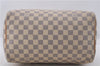Authentic Louis Vuitton Damier Azur Speedy30 Hand Bag N41533 LV 7977D