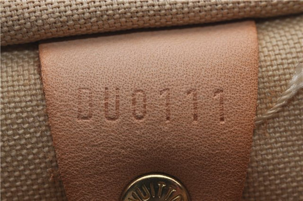 Authentic Louis Vuitton Damier Azur Speedy30 Hand Bag N41533 LV 7977D