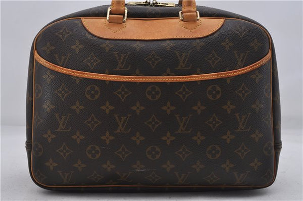 Authentic Louis Vuitton Monogram Deauville Hand Bag M47270 LV 7978D