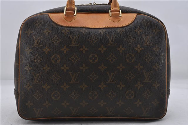 Authentic Louis Vuitton Monogram Deauville Hand Bag M47270 LV 7978D