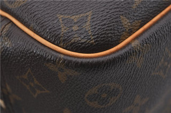 Authentic Louis Vuitton Monogram Deauville Hand Bag M47270 LV 7978D