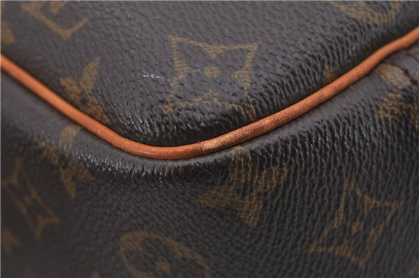 Authentic Louis Vuitton Monogram Deauville Hand Bag M47270 LV 7978D