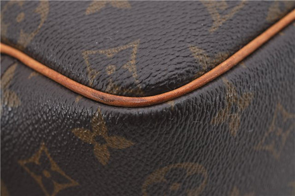 Authentic Louis Vuitton Monogram Deauville Hand Bag M47270 LV 7978D