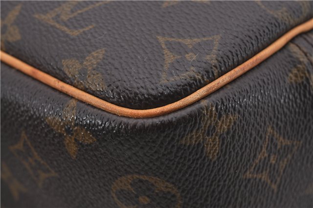 Authentic Louis Vuitton Monogram Deauville Hand Bag M47270 LV 7978D