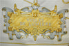 Authentic HERMES Carre 90 Scarf "VOILES DE LUMIERE 1572" Silk Ivory 7979C