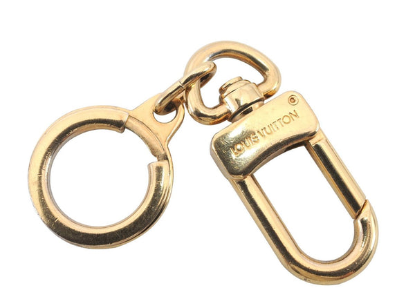 Authentic LOUIS VUITTON Charm Key Chain Anokre Gold M62694 LV 7980C