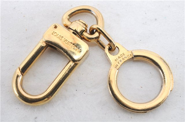 Authentic LOUIS VUITTON Charm Key Chain Anokre Gold M62694 LV 7980C