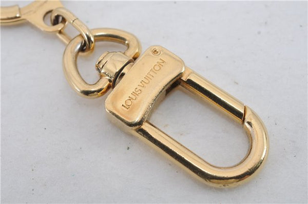 Authentic LOUIS VUITTON Charm Key Chain Anokre Gold M62694 LV 7980C