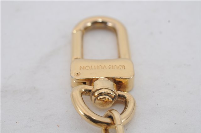 Authentic LOUIS VUITTON Charm Key Chain Anokre Gold M62694 LV 7980C