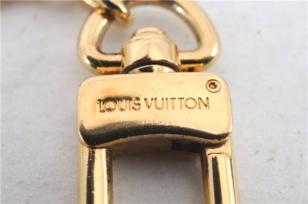 Authentic LOUIS VUITTON Charm Key Chain Anokre Gold M62694 LV 7980C