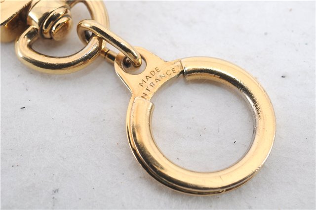 Authentic LOUIS VUITTON Charm Key Chain Anokre Gold M62694 LV 7980C