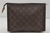 Auth Louis Vuitton Monogram Poche Toilette 26 Cosmetics Pouch Old Model LV 7980D