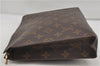 Auth Louis Vuitton Monogram Poche Toilette 26 Cosmetics Pouch Old Model LV 7980D