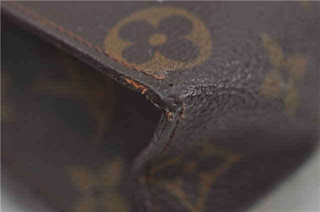 Auth Louis Vuitton Monogram Poche Toilette 26 Cosmetics Pouch Old Model LV 7980D