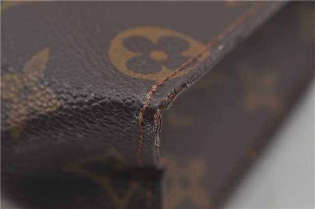 Auth Louis Vuitton Monogram Poche Toilette 26 Cosmetics Pouch Old Model LV 7980D