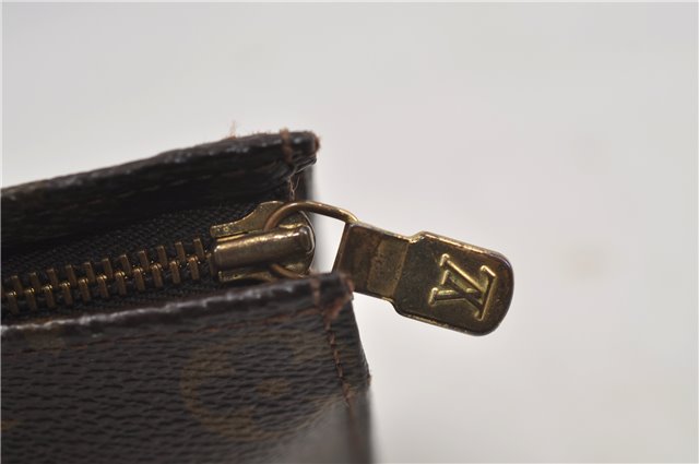 Auth Louis Vuitton Monogram Poche Toilette 26 Cosmetics Pouch Old Model LV 7980D