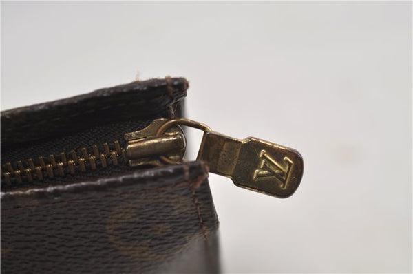 Auth Louis Vuitton Monogram Poche Toilette 26 Cosmetics Pouch Old Model LV 7980D