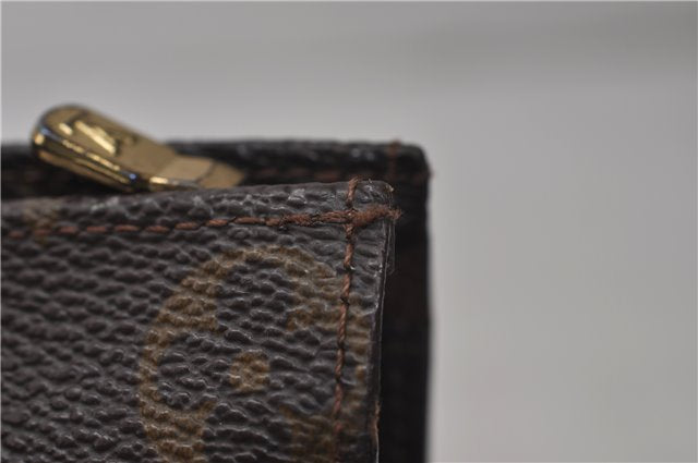 Auth Louis Vuitton Monogram Poche Toilette 26 Cosmetics Pouch Old Model LV 7980D