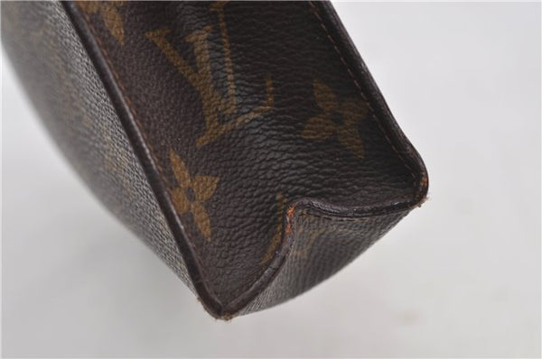Auth Louis Vuitton Monogram Poche Toilette 26 Cosmetics Pouch Old Model LV 7980D