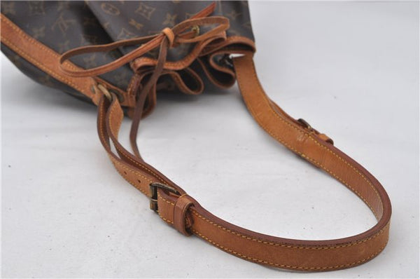 Authentic Louis Vuitton Monogram Petit Noe M42226 Shoulder Drawstring Bag 7980E