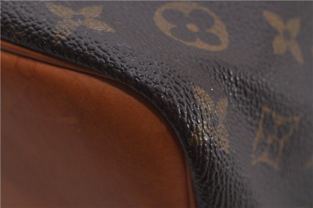 Authentic Louis Vuitton Monogram Petit Noe M42226 Shoulder Drawstring Bag 7980E