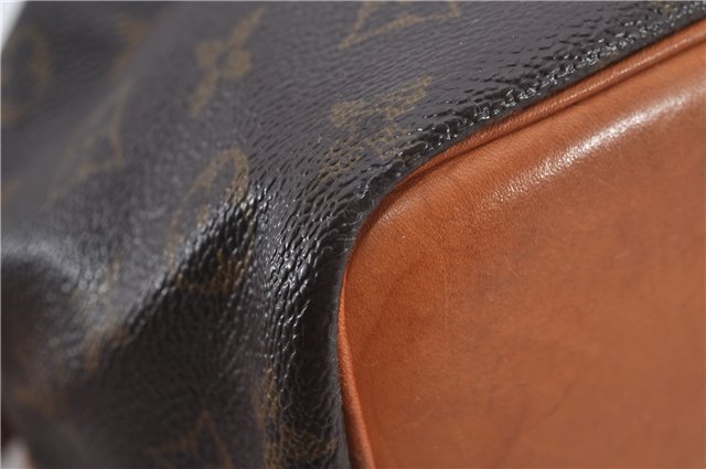 Authentic Louis Vuitton Monogram Petit Noe M42226 Shoulder Drawstring Bag 7980E