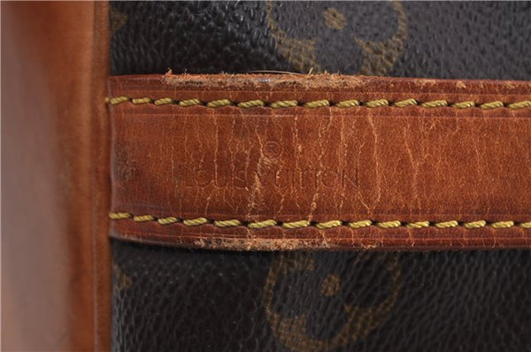 Authentic Louis Vuitton Monogram Petit Noe M42226 Shoulder Drawstring Bag 7980E