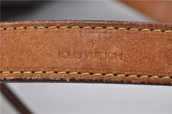 Authentic Louis Vuitton Monogram Petit Noe M42226 Shoulder Drawstring Bag 7980E