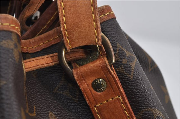 Authentic Louis Vuitton Monogram Petit Noe M42226 Shoulder Drawstring Bag 7980E