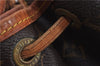 Authentic Louis Vuitton Monogram Petit Noe M42226 Shoulder Drawstring Bag 7980E