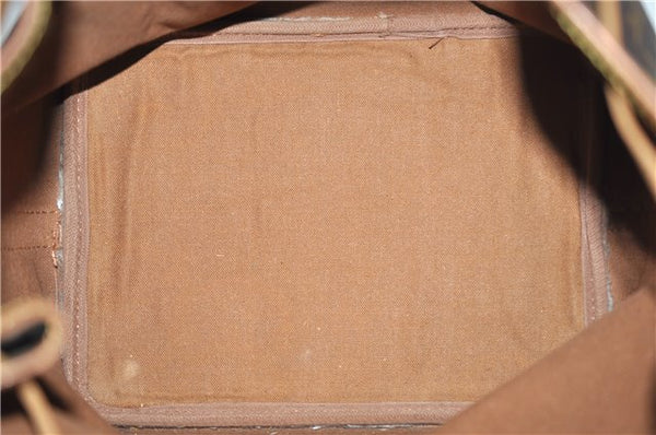 Authentic Louis Vuitton Monogram Petit Noe M42226 Shoulder Drawstring Bag 7980E