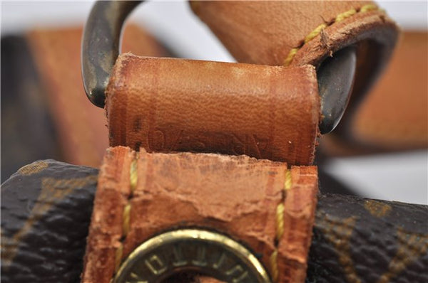 Authentic Louis Vuitton Monogram Petit Noe M42226 Shoulder Drawstring Bag 7980E