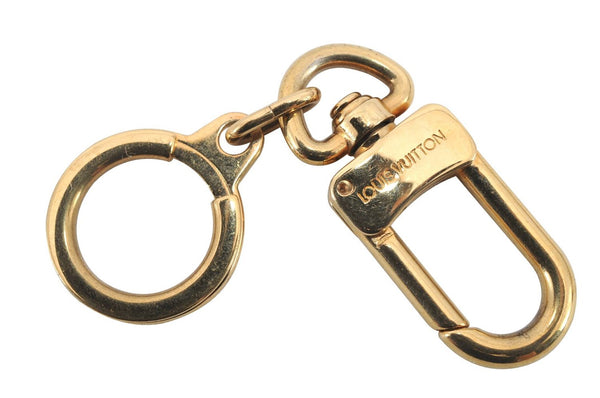 Authentic LOUIS VUITTON Charm Key Chain Anokre Gold M62694 LV 7981C