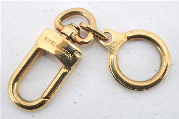 Authentic LOUIS VUITTON Charm Key Chain Anokre Gold M62694 LV 7981C