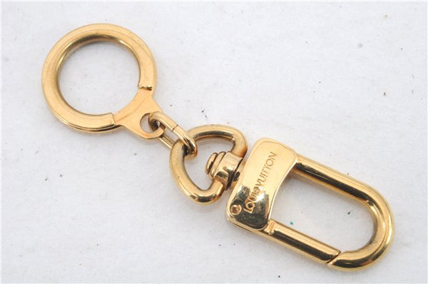 Authentic LOUIS VUITTON Charm Key Chain Anokre Gold M62694 LV 7981C