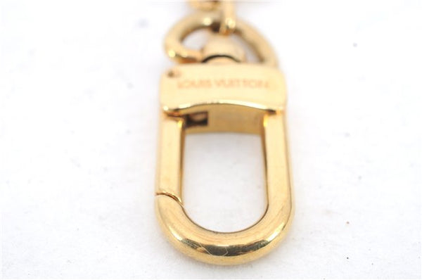 Authentic LOUIS VUITTON Charm Key Chain Anokre Gold M62694 LV 7981C