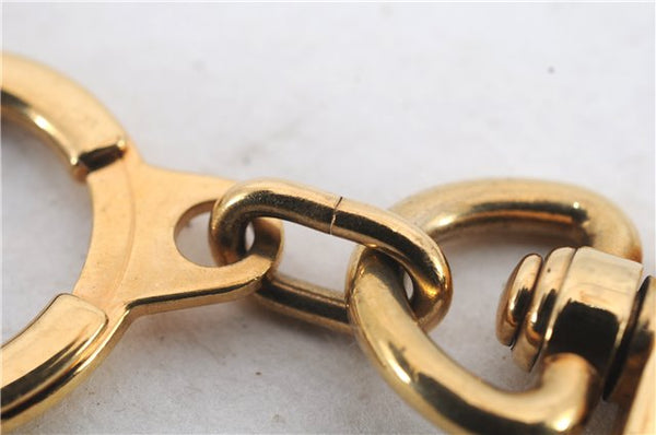 Authentic LOUIS VUITTON Charm Key Chain Anokre Gold M62694 LV 7981C