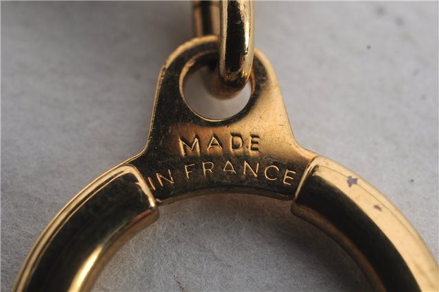 Authentic LOUIS VUITTON Charm Key Chain Anokre Gold M62694 LV 7981C