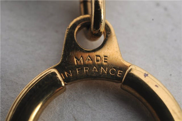Authentic LOUIS VUITTON Charm Key Chain Anokre Gold M62694 LV 7981C