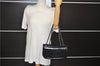 Authentic CHANEL Enamel CoCo Mark Chain Shoulder Bag Purse Black 7981D