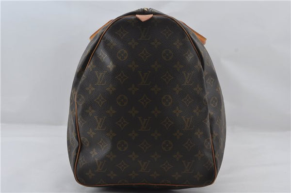 Authentic Louis Vuitton Monogram Keepall 60 Travel Boston Bag M41422 LV 7981E