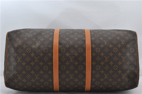 Authentic Louis Vuitton Monogram Keepall 60 Travel Boston Bag M41422 LV 7981E