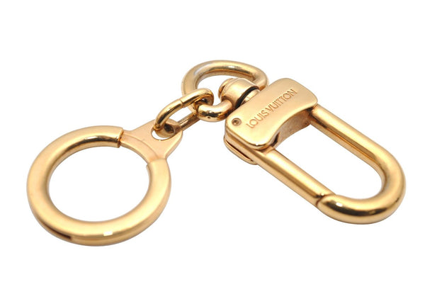 Authentic LOUIS VUITTON Charm Key Chain Anokre Gold M62694 LV 7983C