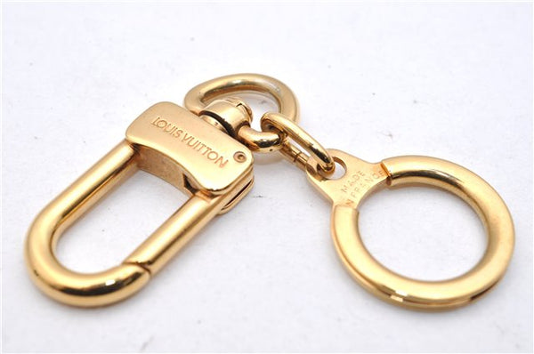 Authentic LOUIS VUITTON Charm Key Chain Anokre Gold M62694 LV 7983C