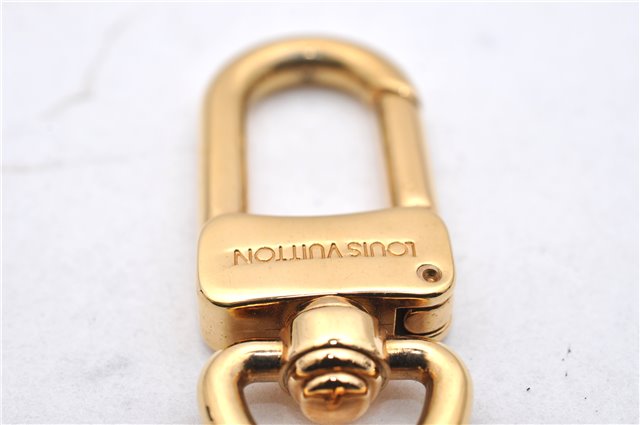 Authentic LOUIS VUITTON Charm Key Chain Anokre Gold M62694 LV 7983C