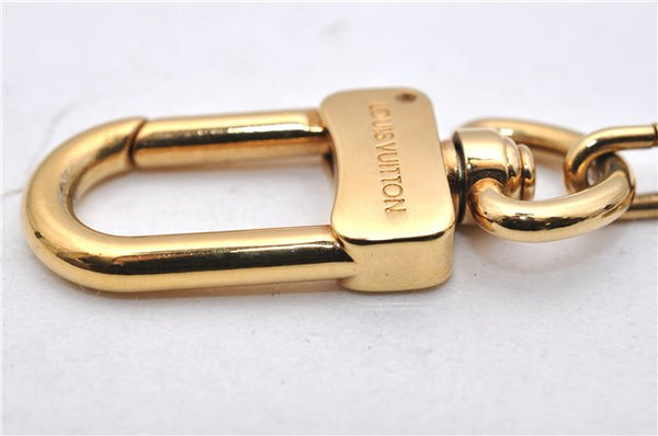 Authentic LOUIS VUITTON Charm Key Chain Anokre Gold M62694 LV 7983C